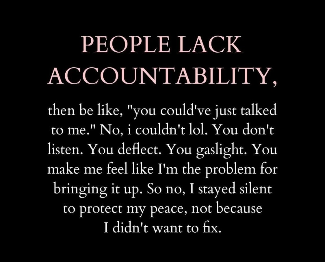 Cut the BS – it’s #accountability